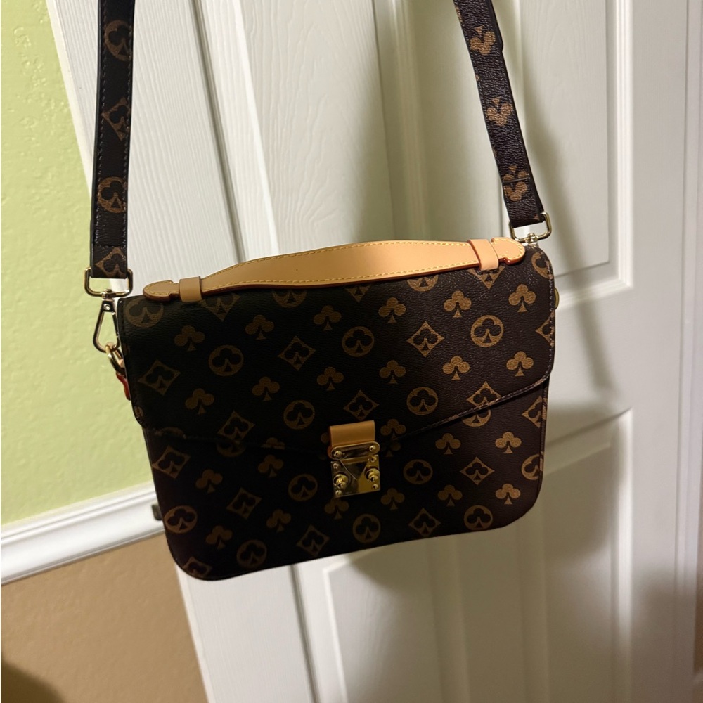 Designer Brown Crossbody Bag